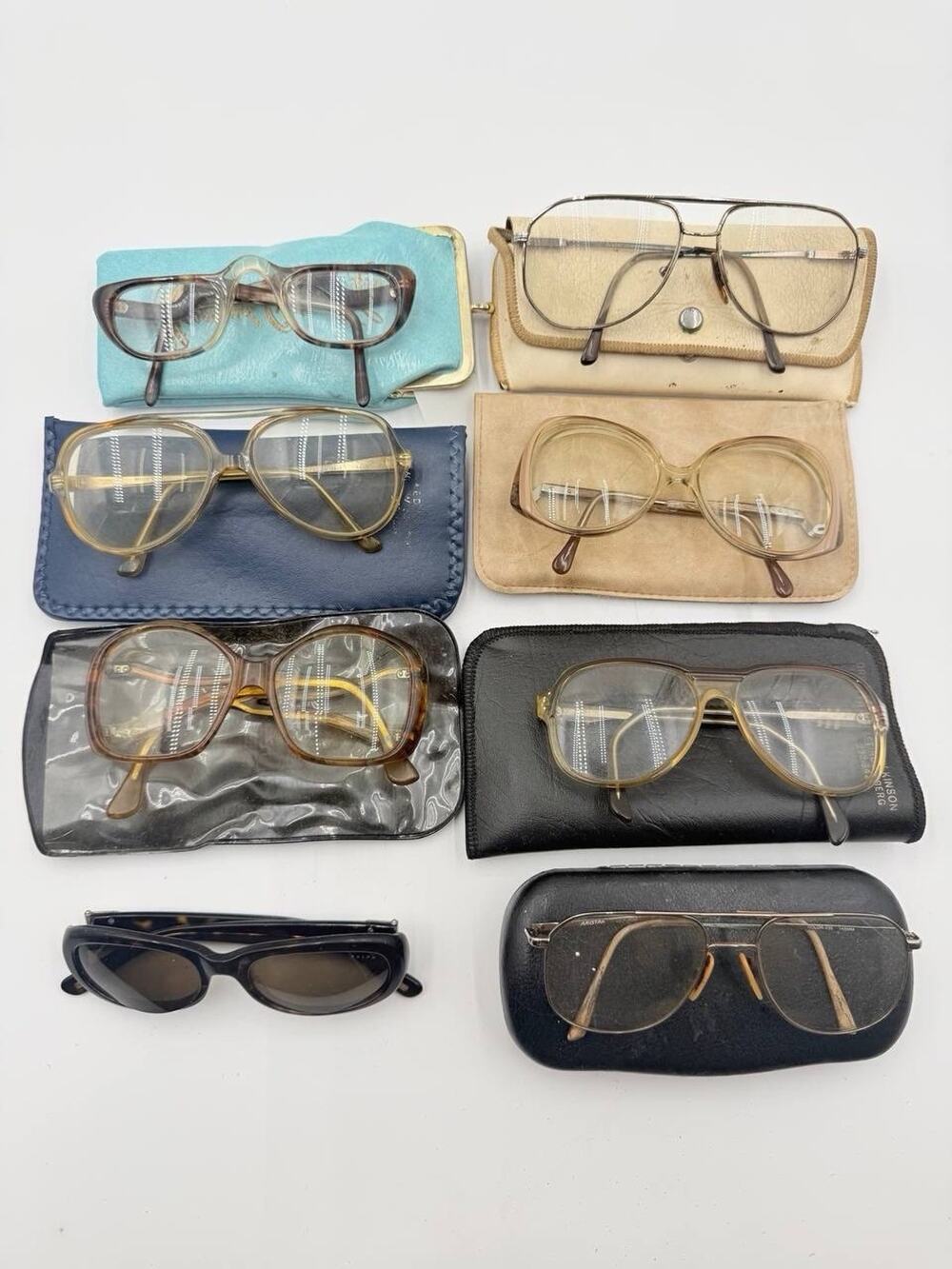 Vintage Eyeglasses & Sunglasses Collection – 8 Pairs